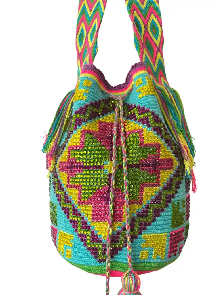 Wayuu Bag Grande Con Cristales