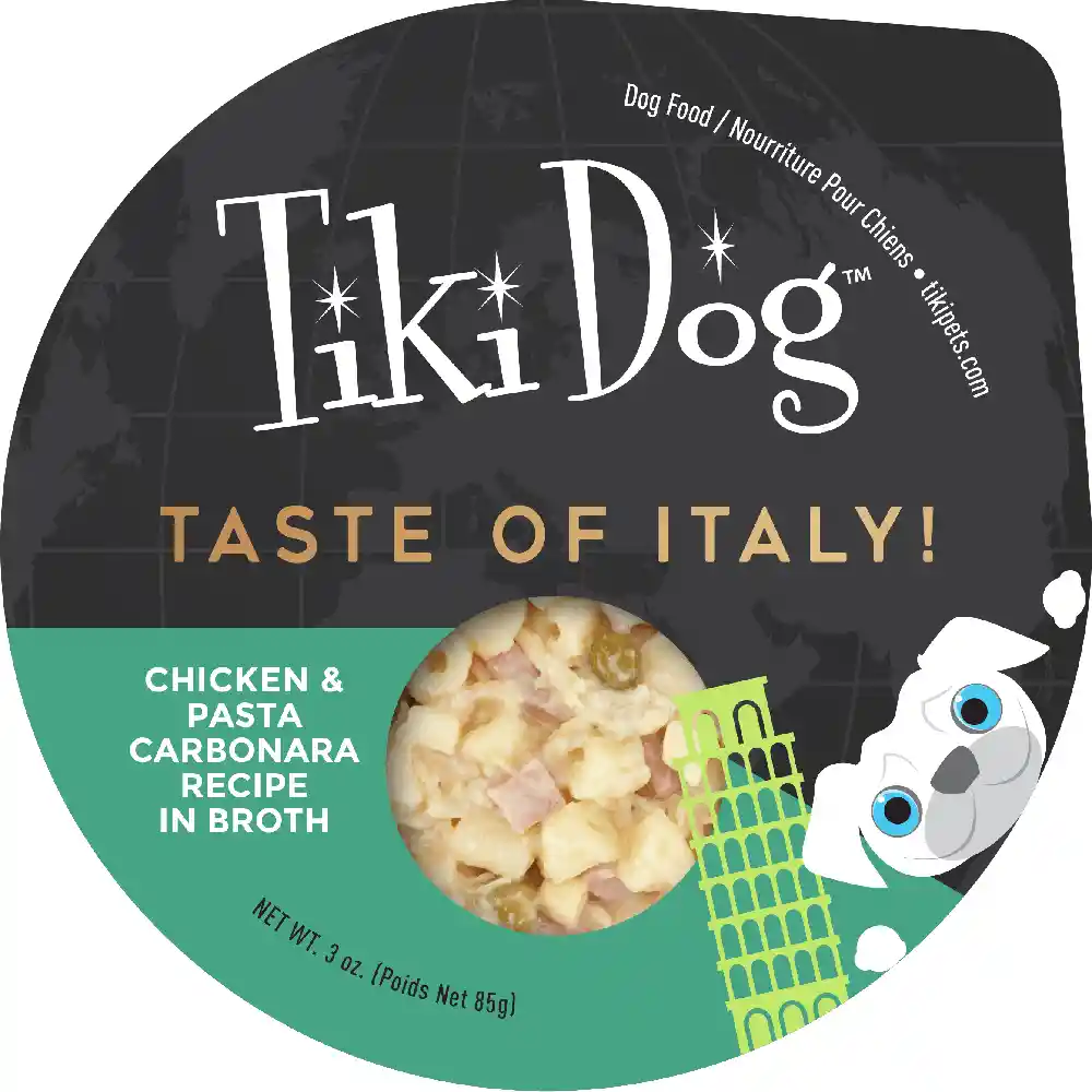 Pollo-pasta Carbonara 85gr Tiki Dog Ali