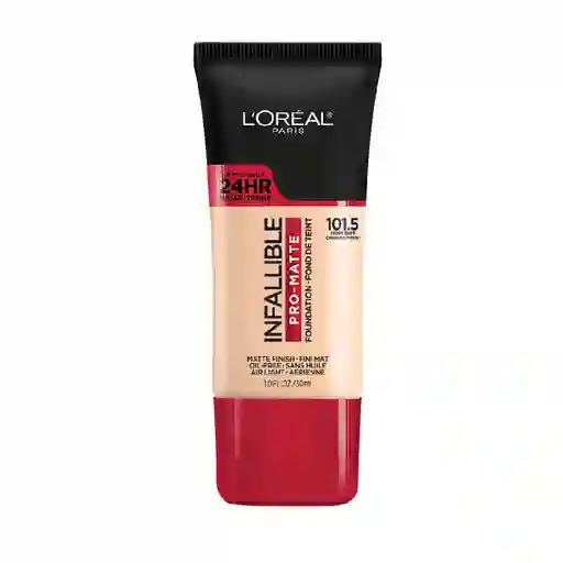 Base Loreal Paris 24h Infaillible Pro Matte 101.5 Ivory Buff