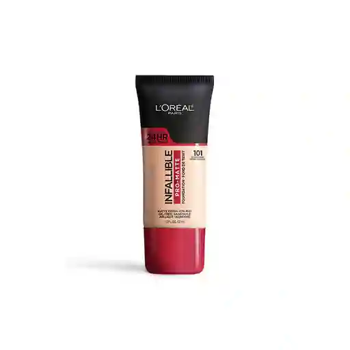 Base Loreal Paris 24h Infaillible Pro Matte 100 True Alabaster