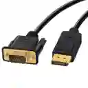 Cable De Video Display Port A Vga 1.5mts (funciona En Un Sola Direccion)