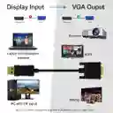Cable De Video Display Port A Vga 1.5mts (funciona En Un Sola Direccion)
