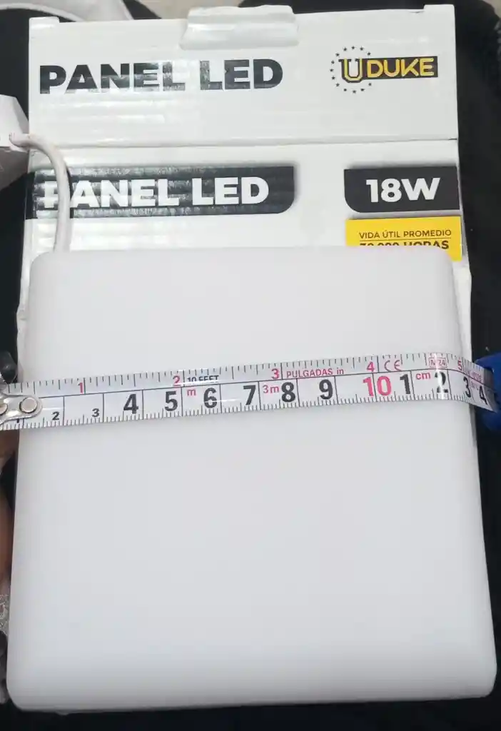 Panel Led Cuadrado Tipo Pastel 18w Incrustar Luz Blanca