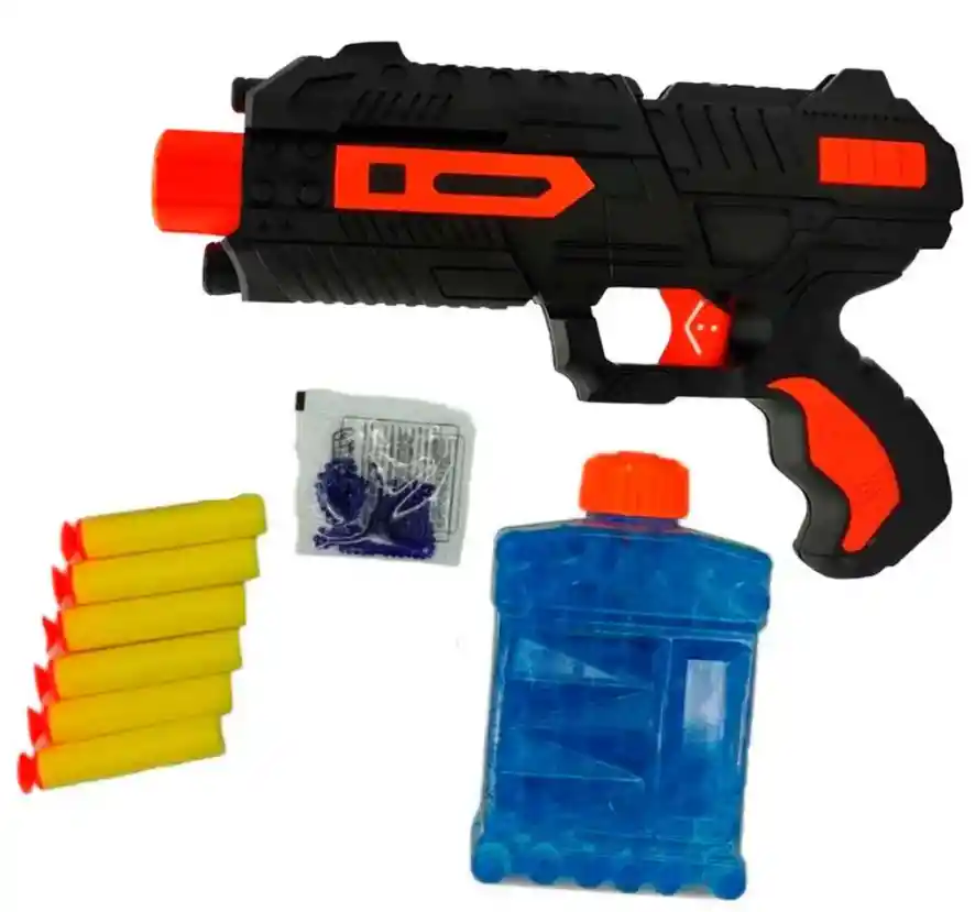 Juguete Pistola Lanza Dardos Pelotas Hidrogel Nerf Interactivo