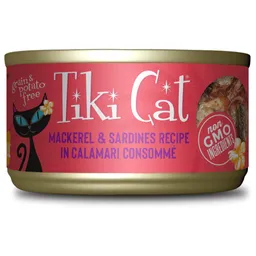 Caballa Y Sardinas Calamar 80gr Tiki Cat Ali