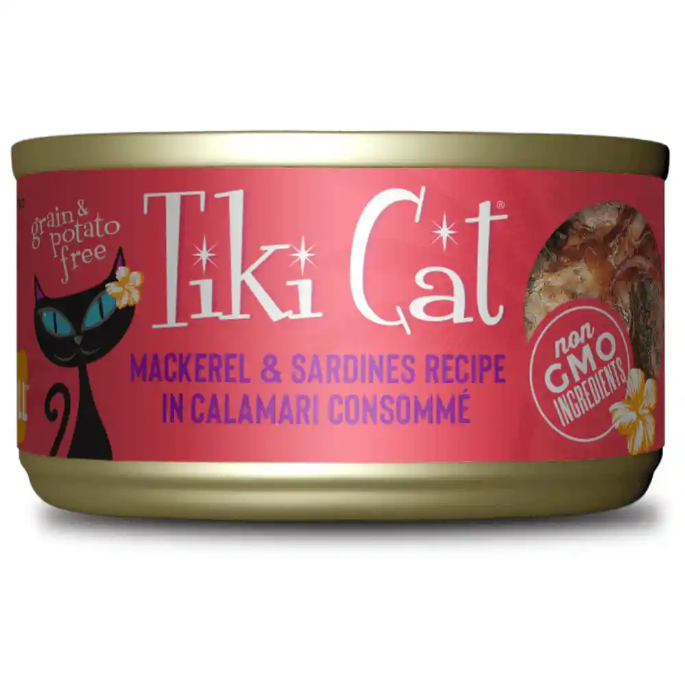 Caballa Y Sardinas Calamar 80gr Tiki Cat Ali