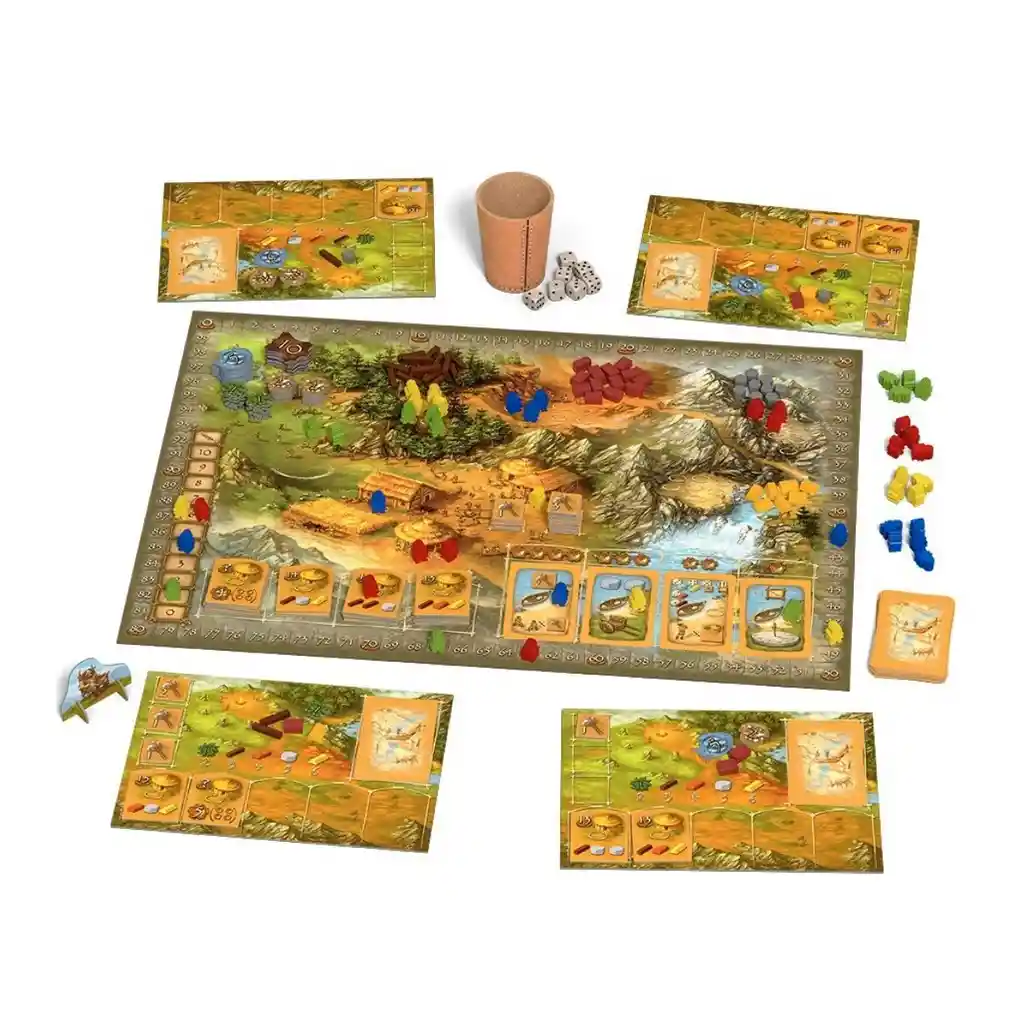 Juego De Mesa Estrategia Stone Age Devir Para Niños Adultos