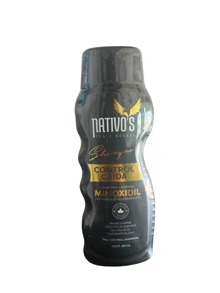 Shampoo Nativos Control Caida Con Minoxidil X350ml