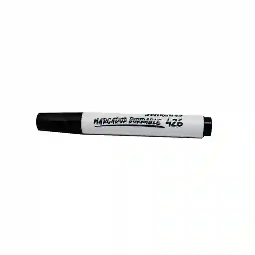 Marcador Borrable Punta Gruesa Pelikan Negro X Und