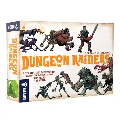 Juego De Mesa Dungeon Raiders 2da Edición Para Niños Adultos