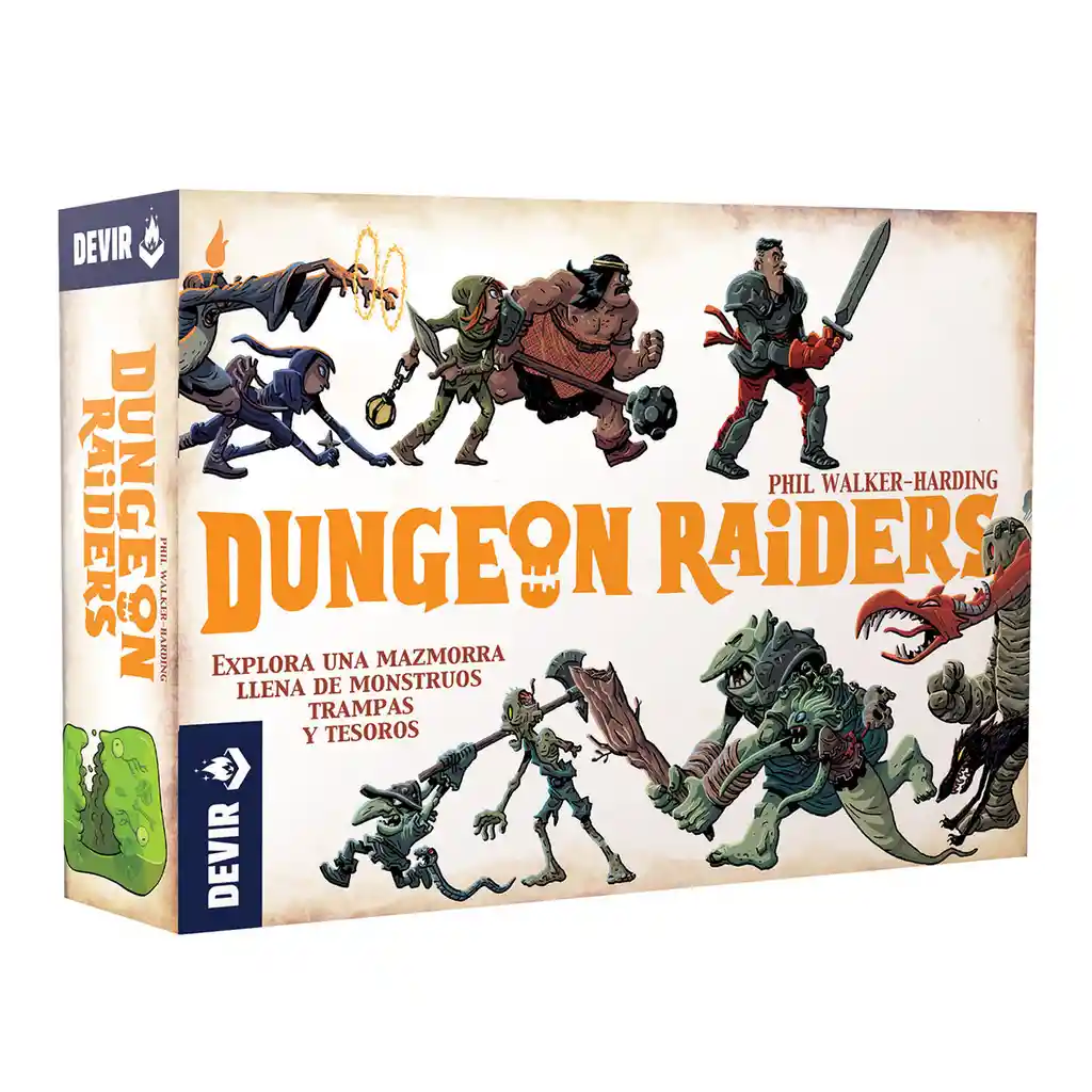 Juego De Mesa Dungeon Raiders 2da Edición Para Niños Adultos