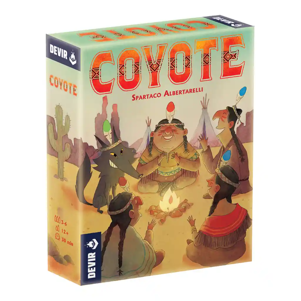 Juego De Mesa Estrategia Coyote Devir Para Niños Adultos