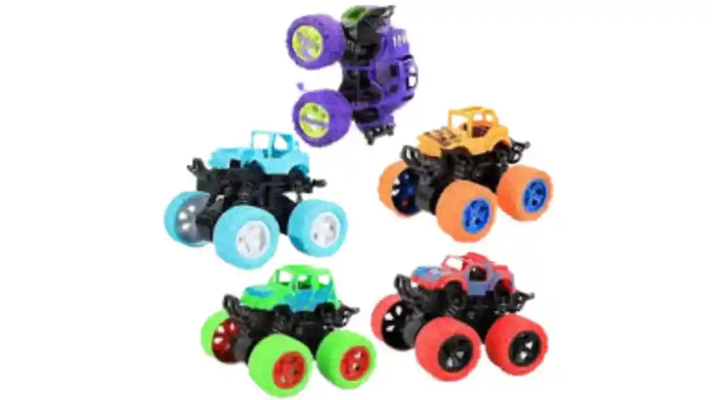 Carro Loco Monstruo 4x4 Impulso Todo Terreno Con Suspensión