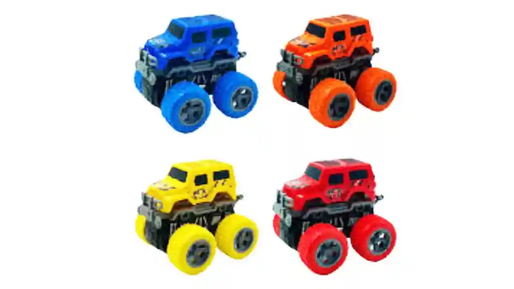 Carro Loco Monstruo 4x4 Impulso Todo Terreno Con Suspensión