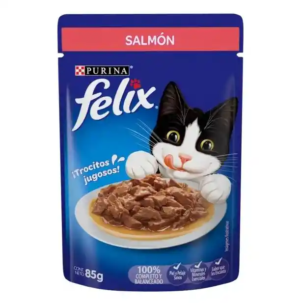 Felix Pouchclassic Con Salmon X 85gr