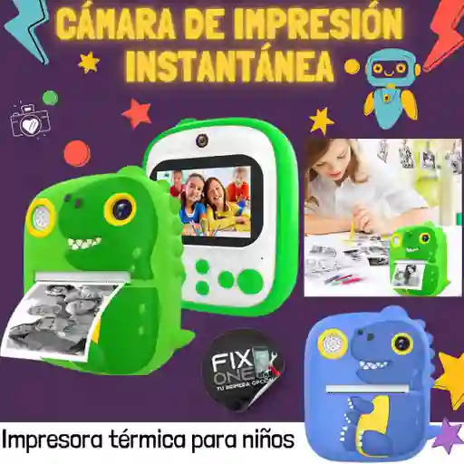 Camara De Impresion Instantanea Para Niños