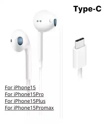 Earpods Iphone 15 Audifonos Iphone 15 Tipo C Generico