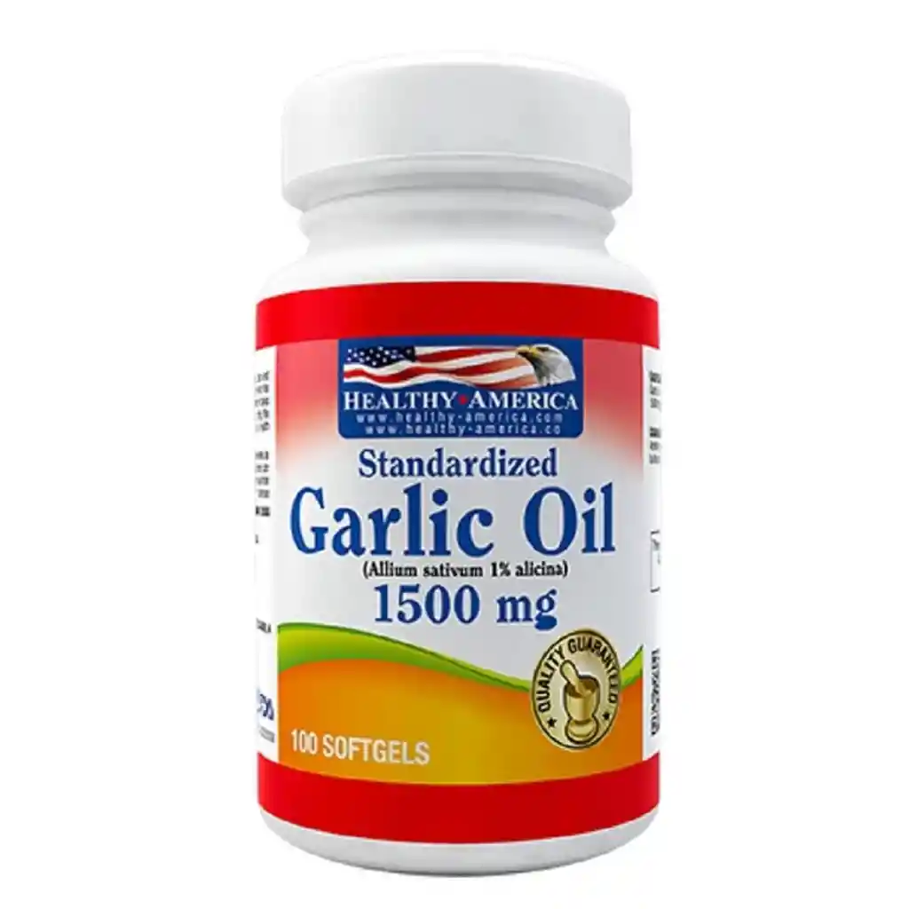 Garlic Oil 1.500mg Healthy America