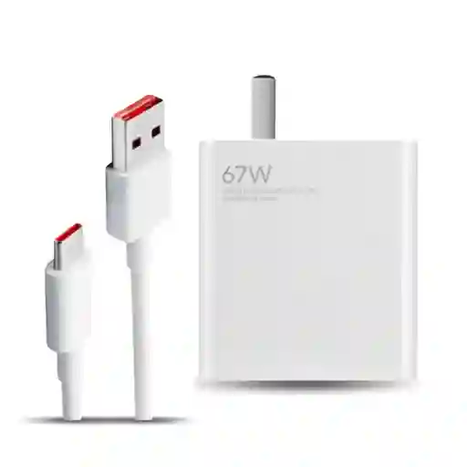 Cargador Xiaomi 67w Carga Rapida Generico Usb A Tipo C