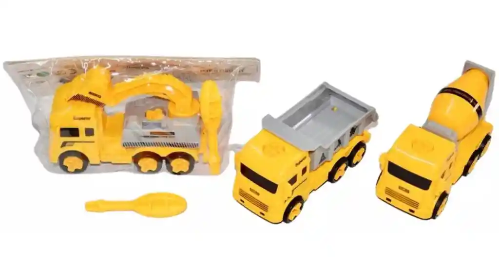 Construcción Carro Volqueta Juguetes Niños X1 Und