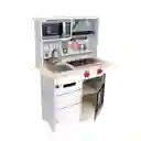 Cocina De Juguete Para Niños Con Luces Y Sonido En Madera