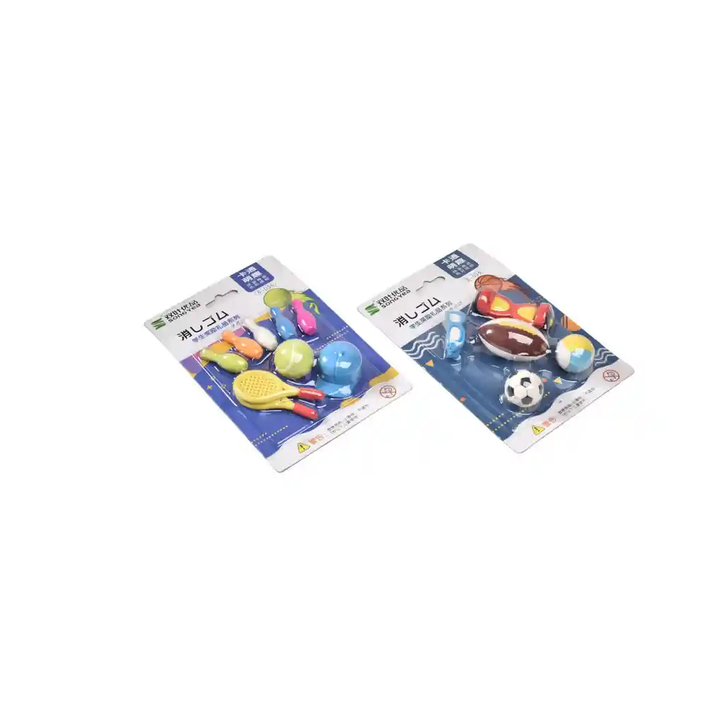 Set Borradores Deportes X 5 Und