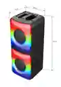 Parlante Luz Led Doble Bocina Rs-4201
