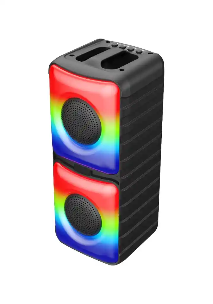 Parlante Luz Led Doble Bocina Rs-4201