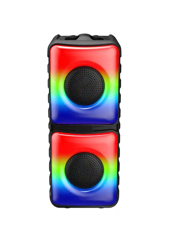 Parlante Luz Led Doble Bocina Rs-4201