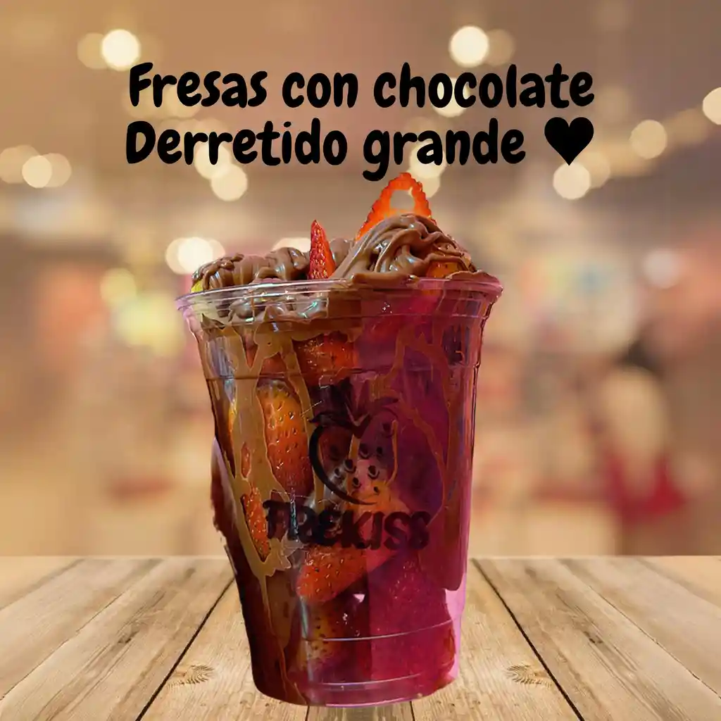 Fresas Con Chocolate Derretido