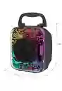 Parlante Luz Led Bocina Diseño Transparente K101