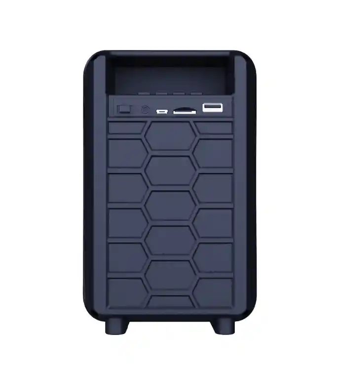 Parlante Luz Led Bocina Negro Jbk-435