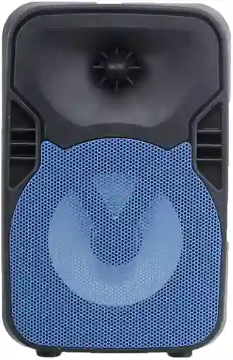 Parlante Luz Led Bocina Azul Jbk-435
