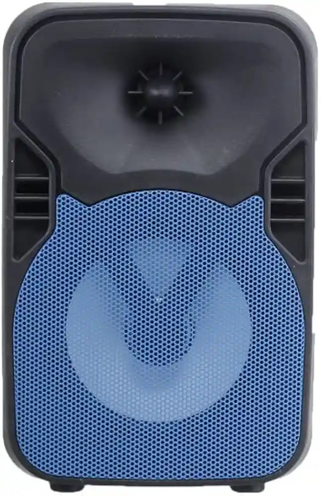 Parlante Luz Led Bocina Azul Jbk-435