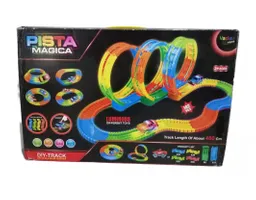 Pista Magica Luminosa 3 Vueltas 142 Piezas 480 Cm