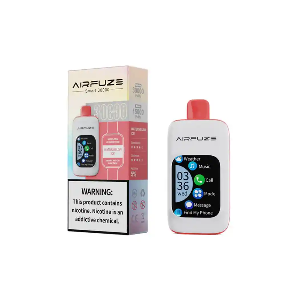 Vape Desechable Airfuze Smart Vape 30000 Puffs Watermelon Ice
