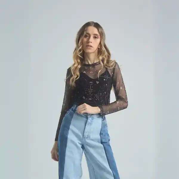 Xl / Top A Tu Lado - Negro