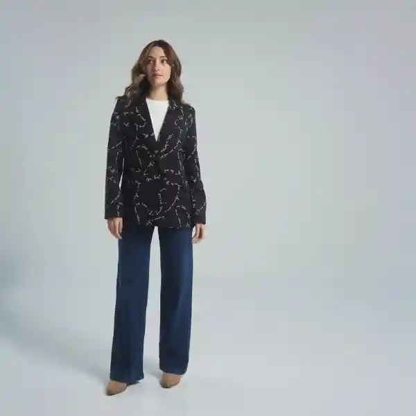 M / Blazer Nuestros Corazones - Negro