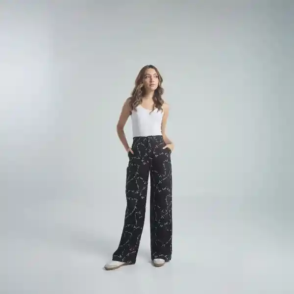 38 / Pantalón Nuestros Corazones - Negro