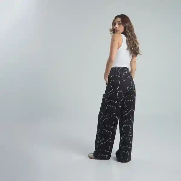 38 / Pantalón Nuestros Corazones - Negro