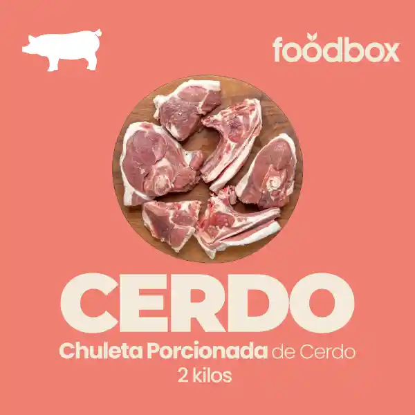 Chuleta De Cerdo Porcionada X 2 Kg