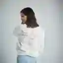 L / Buzo Ser Feliz - Marfil