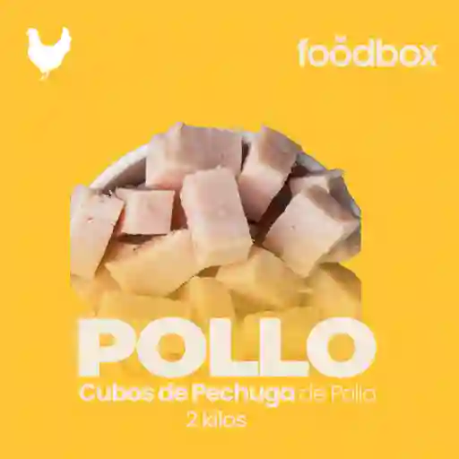 Cubos De Pechuga De Pollo X 2kg