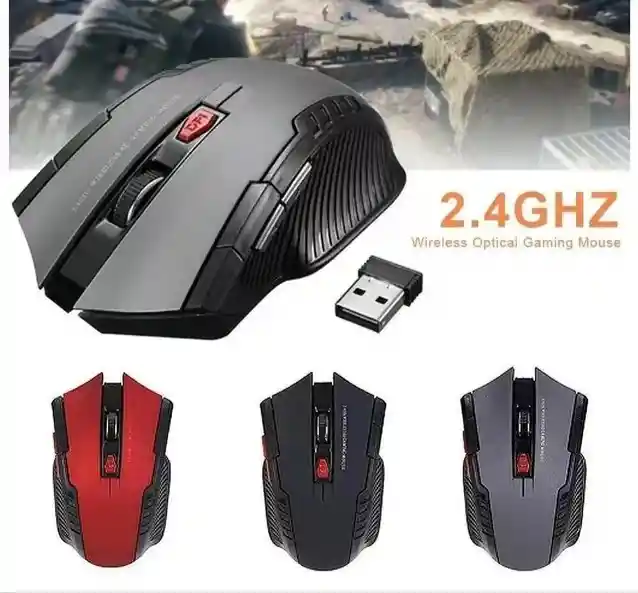 Mouse Inalámbrico Gris W337