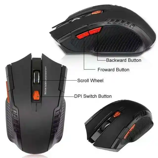 Mouse Inalámbrico Gris W337