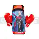 Kit Saco Boxeo Multidiseños + Guantes Para Niño, (infantil) Rojo