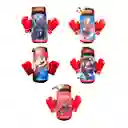 Kit Saco Boxeo Multidiseños + Guantes Para Niño, (infantil) Rojo