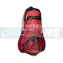 Kit Saco Boxeo Multidiseños + Guantes Para Niño, (infantil) Rojo