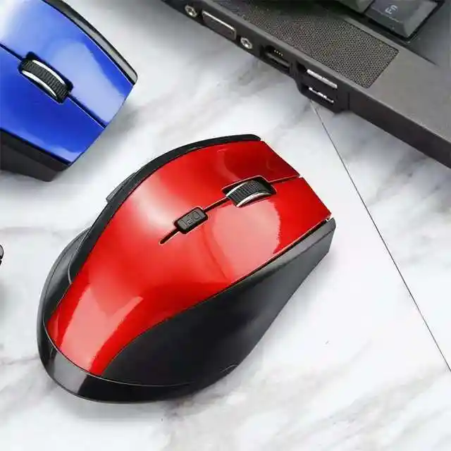 Mouse Inalámbrico Rojo W107