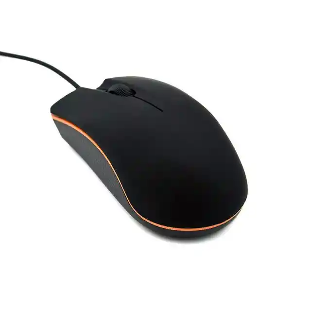 Mouse Alámbrico Negro Yx-003